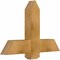 Ekena Millwork Eugene Rough Sawn Timber Gable Bracket, Western Red Cedar, 36"W x 24"H x 4"D x 6"F, 16/12 Pitch GBW036X24X0406EUG00RWR - alternate 2